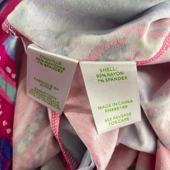 Lilly‎ Pulitzer Gianna Tunic Dress Oh My Guava Engineered Women's XS DR-1055 - Picture 8 of 10